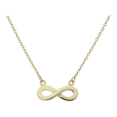 Collier Damen 333 Gold Diamatiert Unendlichkeit JL16-05-0837 JuwelmaLux