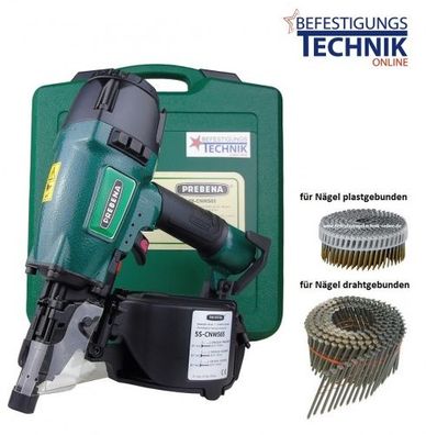 Prebena Coilnagler 5S-CNWS65 32-65mm ersetzt 5F-CNW65-S für 16° Coilnägel CNW CSS