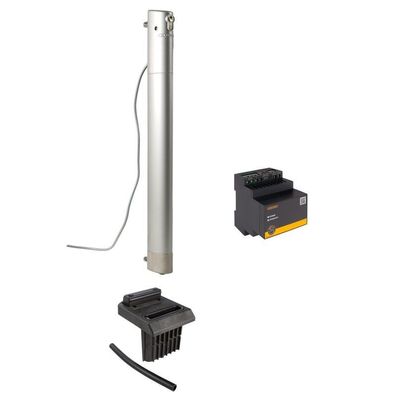 Locinox Electradrop-Set Silber mit Bodenanschlag OGS und Netzteil Powerstone 24V/60W