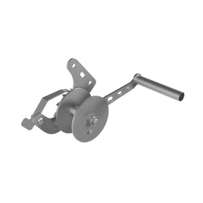 QLS Grill Handwinde aus Edelstahl für Seil Kette zur Einstellung der Rosthöhe 11310