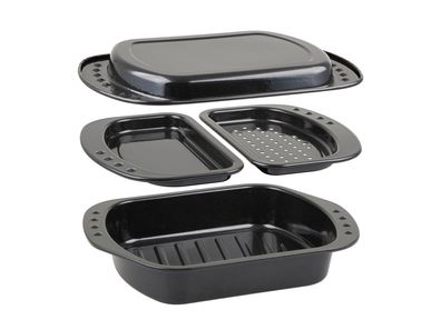 Urban Ovenform Set BBQ 4 teilig emailliert
