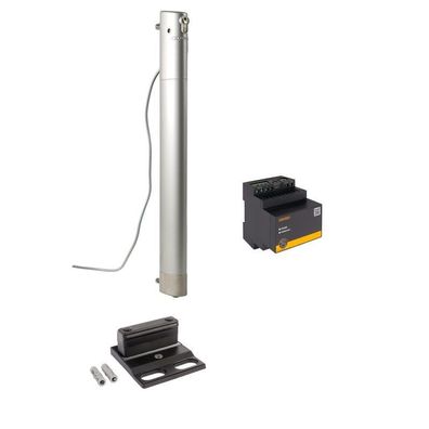 Locinox Electradrop-Set Silber mit Bodenanschlag SABO und Netzteil Powerstone 24V/60W