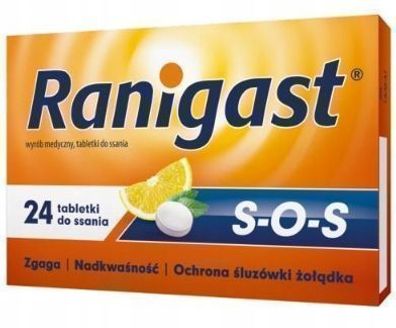 Ranigast Notfall Lutschtabletten, 24 Stueck