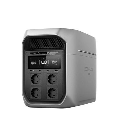 EcoFlow DELTA 3 Max Plus – 2048?Wh Powerstation, 3000?W LiFePO4 Akku, Notstro