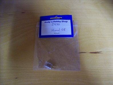 Quarz Empfängerquarz 35 Mhz Doppelsuper Multiplex Kanal 68 Receiver