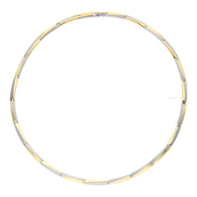 Boccia Collier 08076-02 Titan, Bicolor, teils vergoldet
