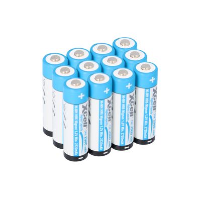 12x XCell Mignon AA Akku Ni-MH 1,2V 2900mAh