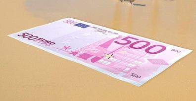 NEU Mikrofaser Duschtuch 500 Euro Schein Strandtuch 180x90 cm für Pool See Reise