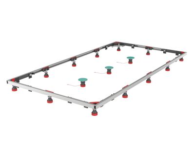 MEPA Montagerahmen SF Rechteck XL Univ. bis 100/180 (Acryl 100/160)