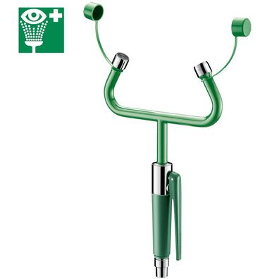 Delabie Handbrause-Augendu. Standmont. 2 Sprühköpfe + Hinweisschild