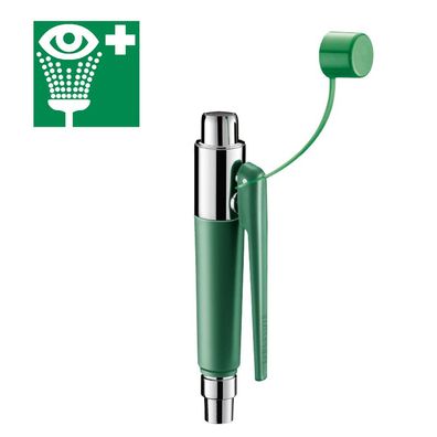 Delabie Handbrause-Augendu. Standmontage 1 Sprühkopf + Hinweisschild