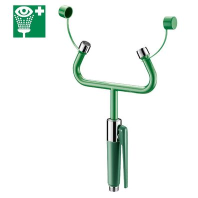 Delabie Handbrause-Augendu. 2 Sprühköpfe Wandmontage + Hinweisschild