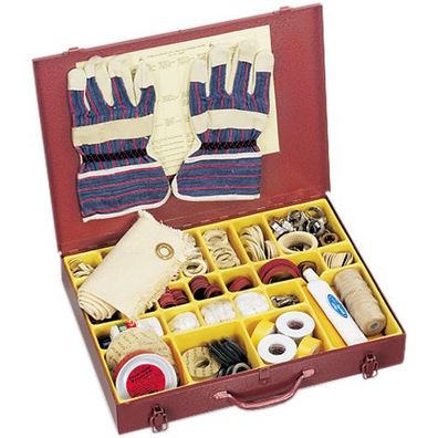 Heizungs-Installationskoffer in Stahlblech-Ausführung rot, 991 Stück