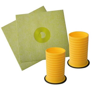 HaasOHA® Dicht-Set A, 2 Stück Dichtfix 1/2" + 2 Stück Dehnzonenmanschetten nach DIN