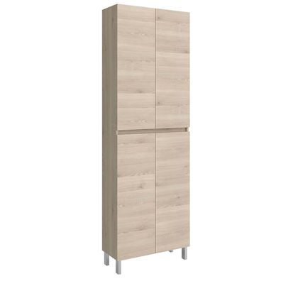 Salgar Hochschrank Infinity 4 Türen Natural 600 x 1810 x 240 mm