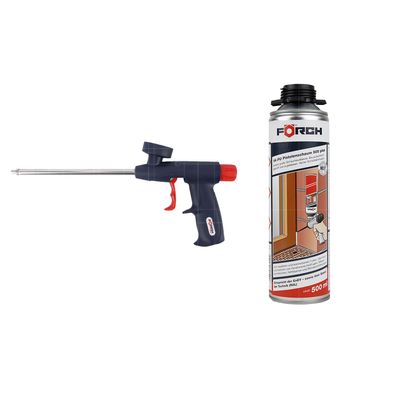 SET FOERCH PU-SCHAUMPISTOLE ECO + 1K-PISTOLENSCHAUM 500 PLUS 0.5 LTR WEISS