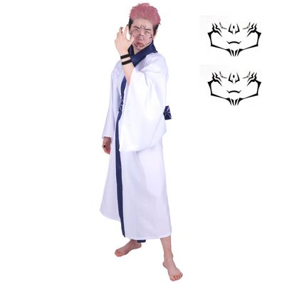 Kimono von Ryomen Sukunai | Jujutsu Kaisen Cosplay Kostüm | Größen: S - XL