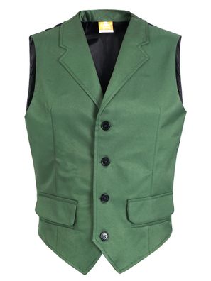 Grüne Weste für Mörder Kostüm | Krimineller Clown Verkleidung | Größen: S - L