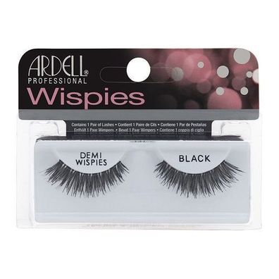Ardell Wispies Demi Black Kuenstliche Wimpern, Hochwertige Verlaengerung, Natuerlic