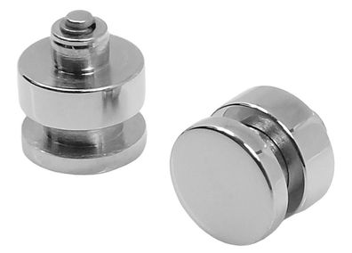 Festina 2 x Drücker 2H/4H Edelstahl silberfarben F20271 F20343 F20542