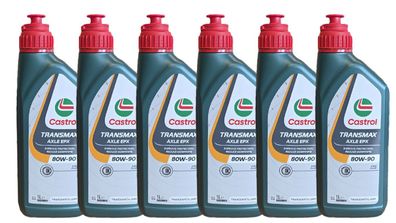 Castrol Axle EPX 80W-90 6x1 Liter API GL-5 ZF TE-ML 16B 17B 19B 21A