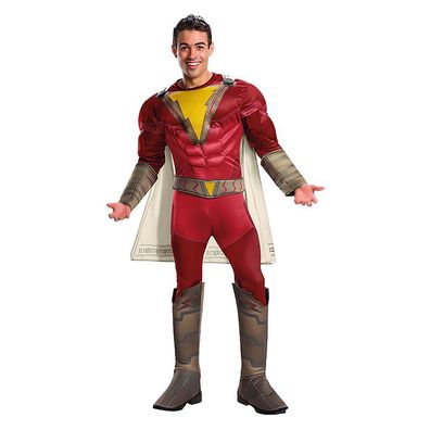 Shazam Deluxe Cosplay | Superheld Anzug Kostüm | Captain Marvel Overall | M – XL
