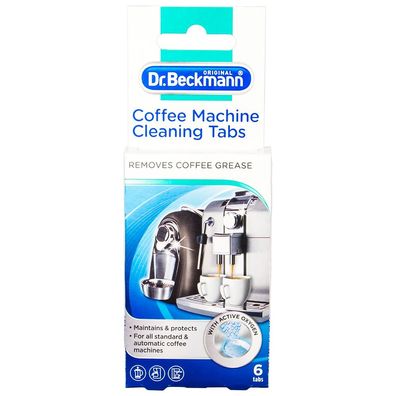 Dr. Beckmann Kaffeemaschinen Reinigungs-Tabs, 6 Tabs