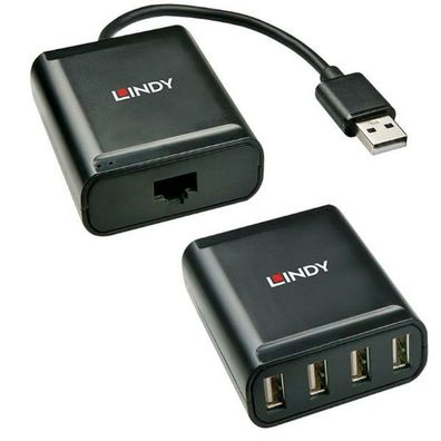 LINDY Extender USB 2.0 Cat5 4 Ports 60m