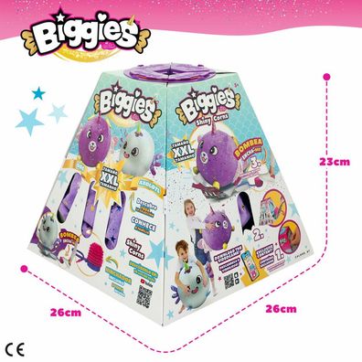 Plüschtier Eolo Lila Plüsch Kunststoff 45 x 45 x 45 cm Aufblasbar (4 Stück)