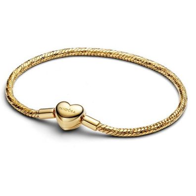 Armband 18cm - Vergoldet - Herzverschluss