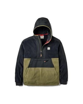 Passenger Fleece Woodland 2.0 1/2 Zip Recycled Polar black/khaki
