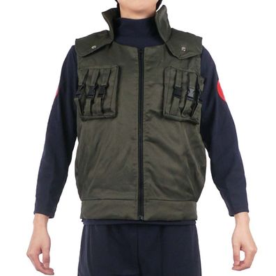 Ninja Weste von Kakashi Hatake | Schutzweste für Chunin & Jonin Kostüm | S - XXL