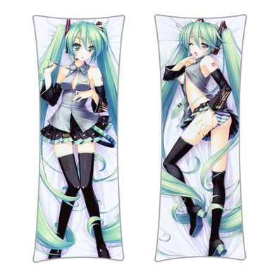 Vocaloid Dakimakura Kissenbezug mit Hatsune Miku | 150x50cm