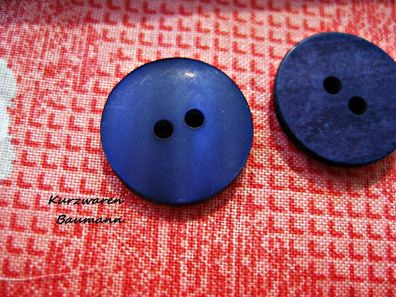1Kunststoffknopf Kunststoffknöpfe blau 18x3mm 4 Loch a 2mm Nr 1070