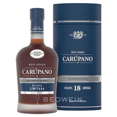 Ron Carupano 18 Reserva Limitada 0,7 l - Rum aus Venezuela