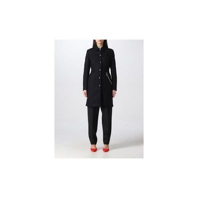 Love Moschino Black Wool Women Coat