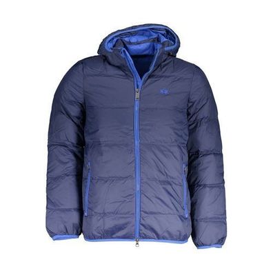 La Martina Blue Polyamide Men Jacket