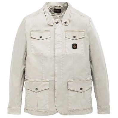 Refrigiwear Beige Cotton Men Jacket
