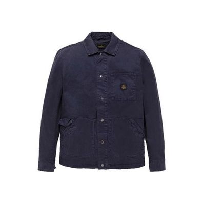 Refrigiwear Blue Cotton Men's Jacket