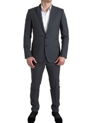 Dolce & Gabbana Gray 2 Piece Single Breasted Martini Suit