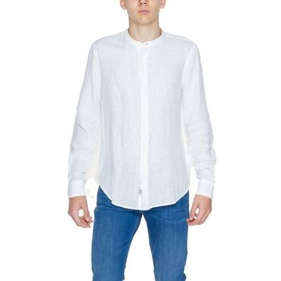 Blauer White Linen Shirt