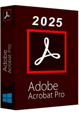 Adobe Acrobat Pro DC 2025 / Vollversion / Windows