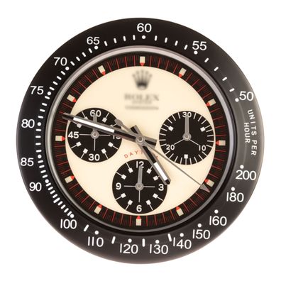 Wanduhr Rolex Vintage Daytona Paul Newman Cosmograph Oyster Perpetual 34cm Luxusuhr