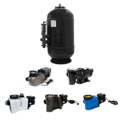Trend Pool GFK Sandfilteranlage HSF-8 Plus | Besgo 5 Wege Stangenventil | versch
