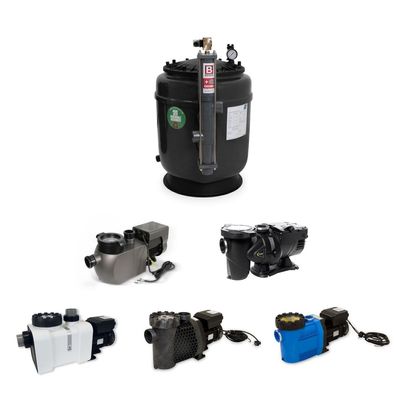 Trend Pool GFK Sandfilteranlage HSF-4 Plus | Besgo 5 Wege Stangenventil | versch