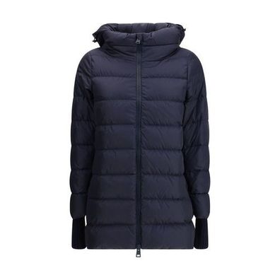 Herno Hooded Down Jacket in dark blue