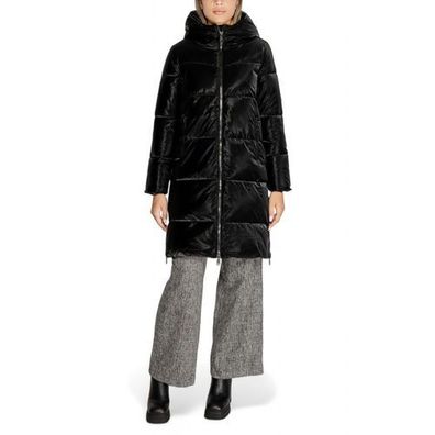 Cleré Black Polyester Jackets & Coat