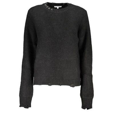 Patrizia Pepe Black Fabric Sweater