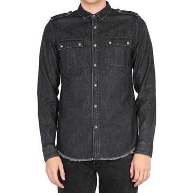 Balmain Cotton Denim Shirt