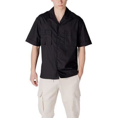 Antony Morato Black Lyocell Shortsleeve